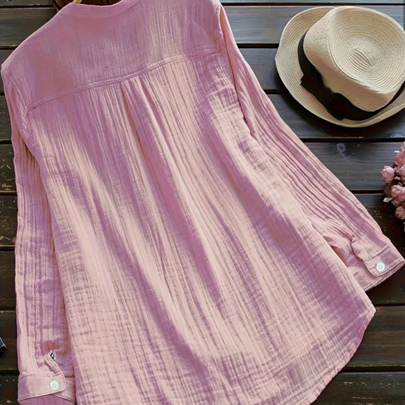 Pink Versatile Classic Blouse - Picture 3 of 3